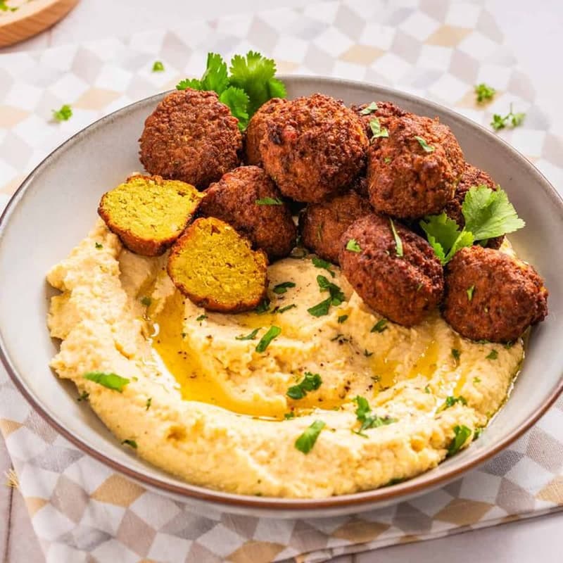 Falafels et houmous