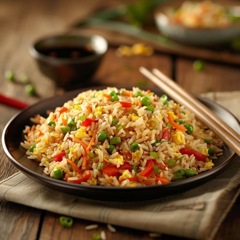Riz frit aux légumes