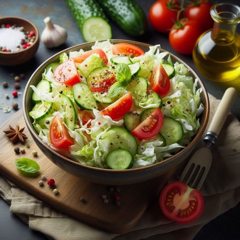 Salade colorée